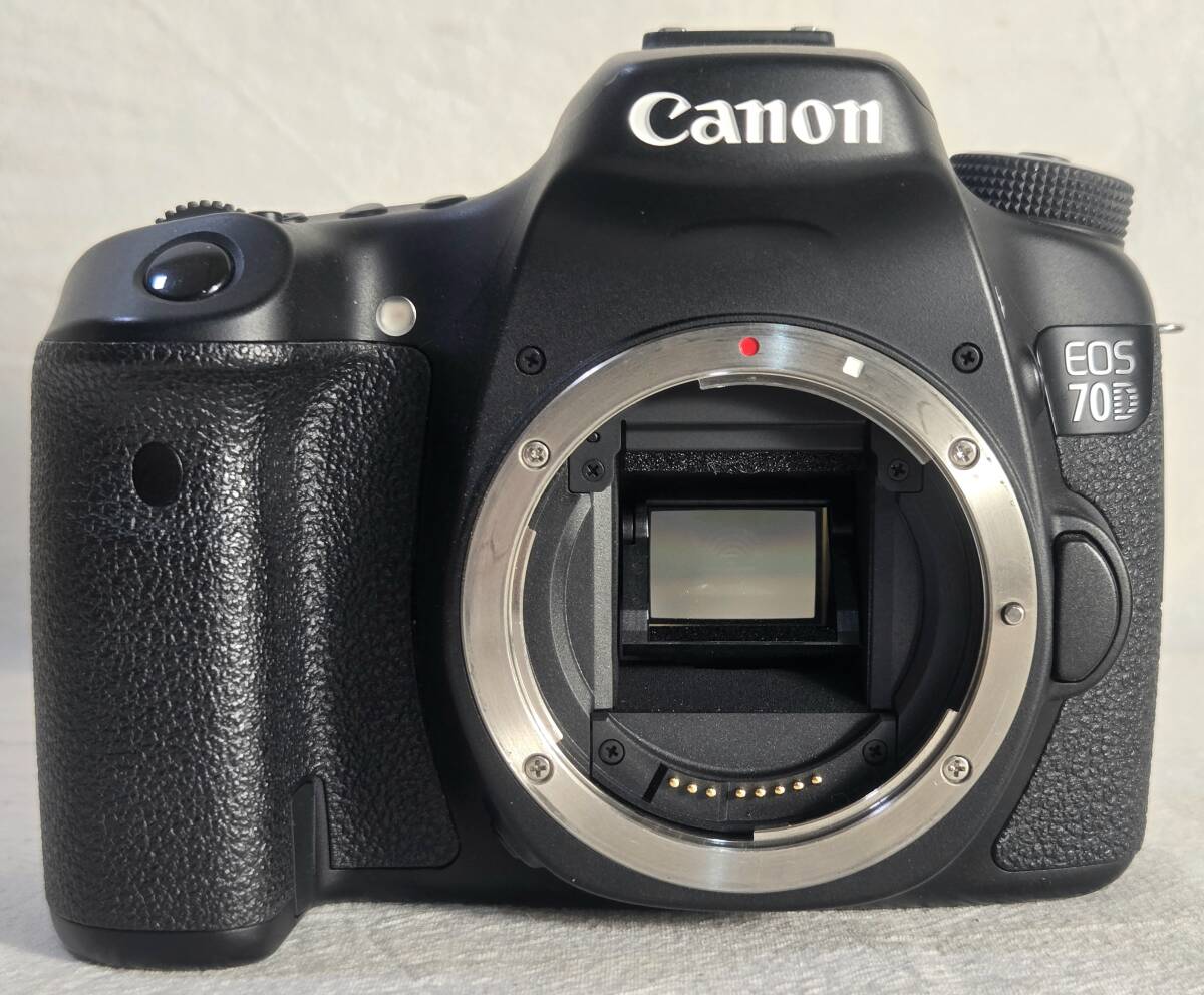 ★完動美品!★ Canon EOS 70D キャノン ダブルレンズセット マクロレンズ EF28-80mm + EF-S35mm MACRO 純正充電器・バッグ・ガイド本付_画像6