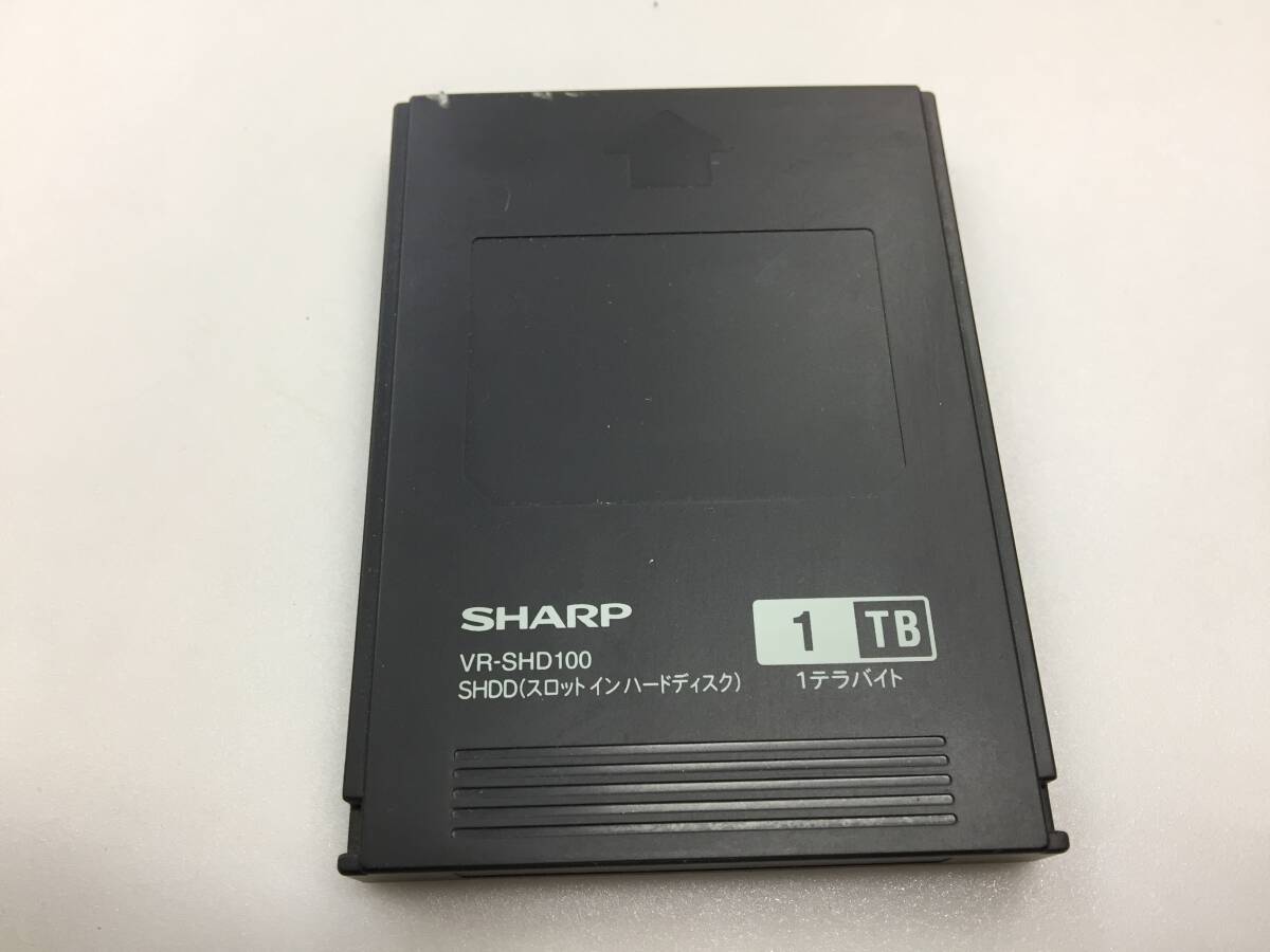 SHARP VR-SHD100 1TB スロットインハードディスク ジャンク9524_画像1