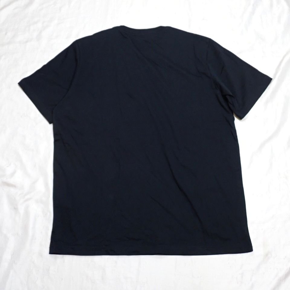 ★PS Paul Smith/ポールスミス Sports Stripe Zebra ワンポイント 半袖Tシャツ メンズL/ダークネイビー/コットン100%&0702400176_画像2