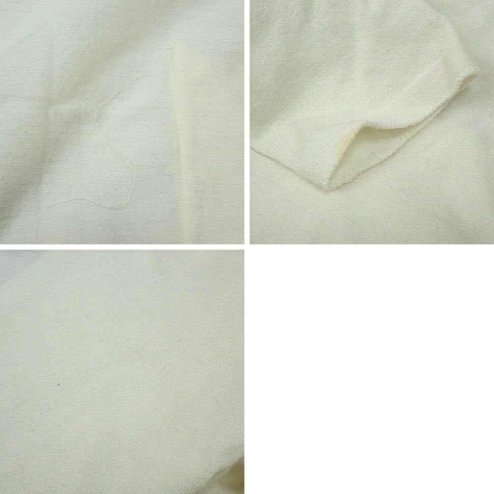 ★マッキントッシュロンドン ニットカーディガン 38/レディースM～L相当/オフホワイト/ウール他&1598800087_画像5