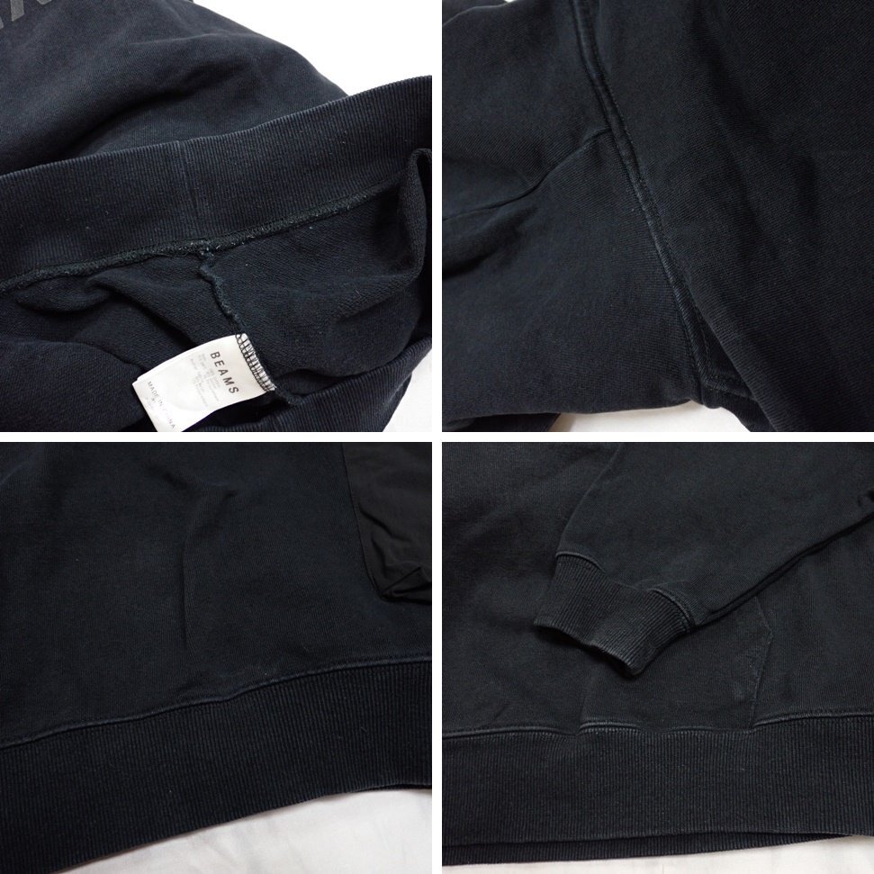 ★NETFLIX/ネットフリックス × BEAMS/ビームス プルオーバーパーカー メンズXL/ブラック/コットン100%&1735200345_画像7