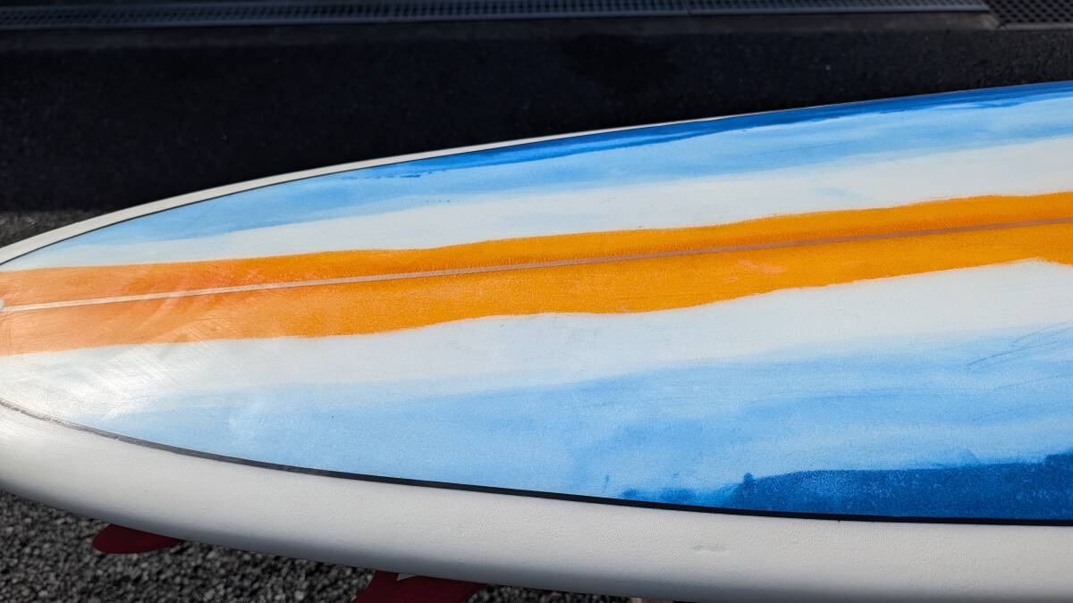 中古品 ハンドシェイプサーフボード 7”8×21”1/2×2”3/4_画像5