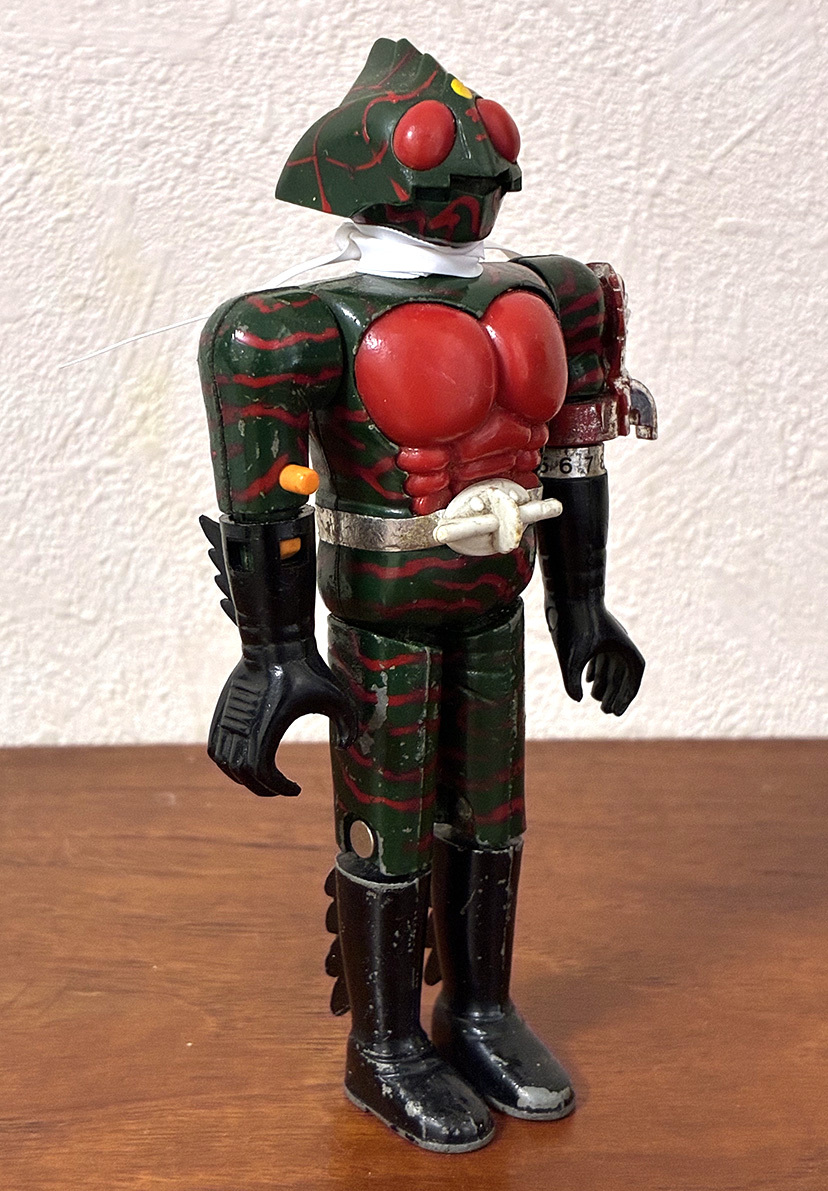 1970’s ポピー 超合金 仮面ライダー アマゾン 当時品 パンチ・ギギの腕輪付属 昭和 レトロ ビンテージ_画像3