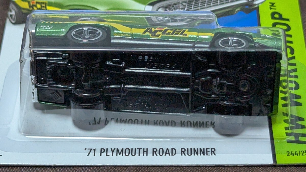 Hot Wheels 2014 Basic HW Workshop: HW Performance '71 Plymouth Road Runner ホットウィール ベーシック_画像7