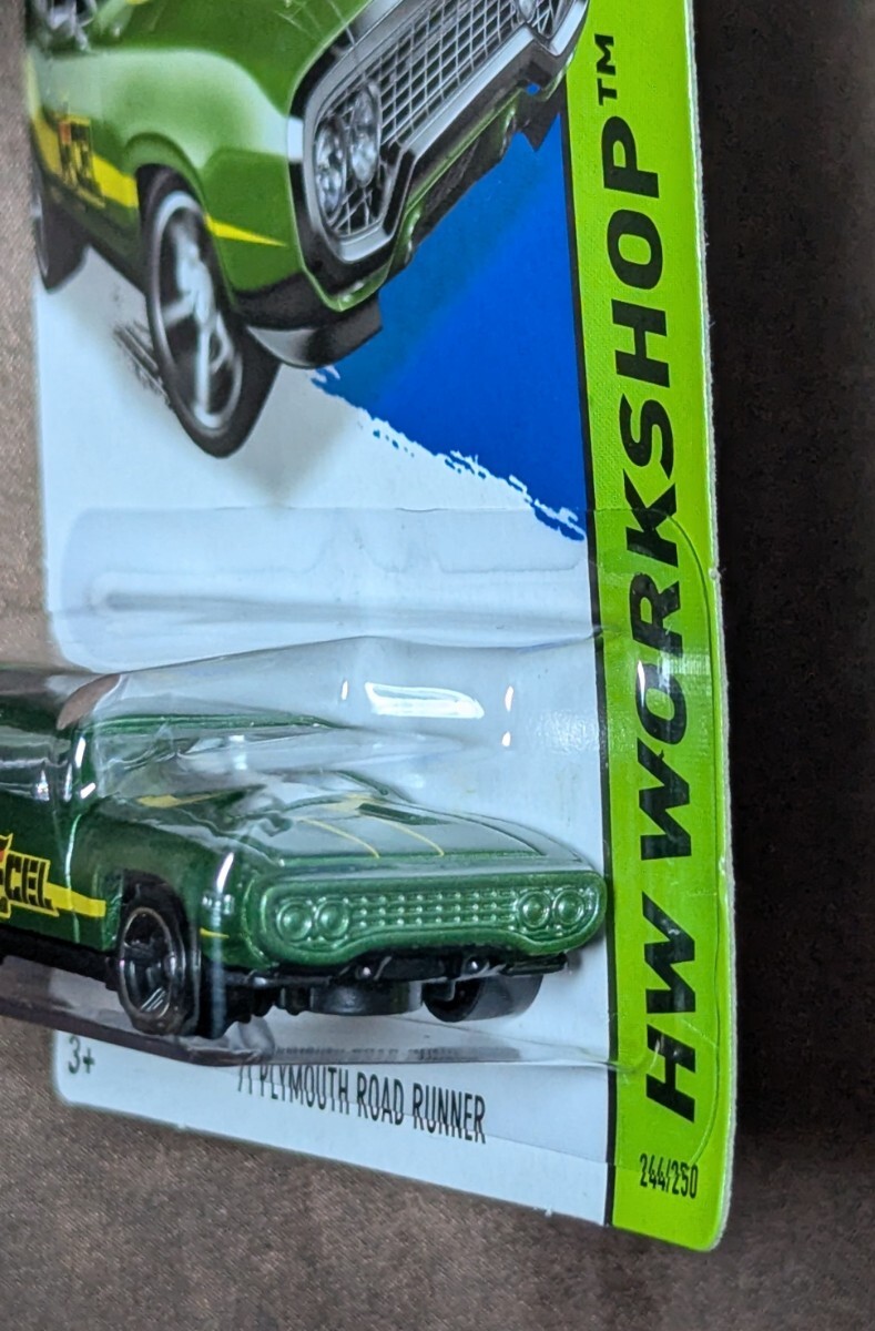 Hot Wheels 2014 Basic HW Workshop: HW Performance '71 Plymouth Road Runner ホットウィール ベーシック_画像9