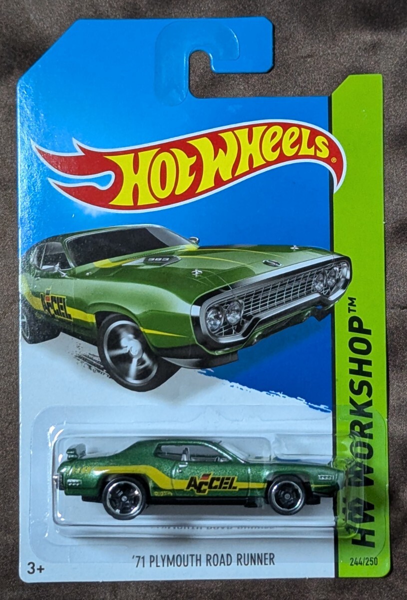 Hot Wheels 2014 Basic HW Workshop: HW Performance '71 Plymouth Road Runner ホットウィール ベーシック_画像1