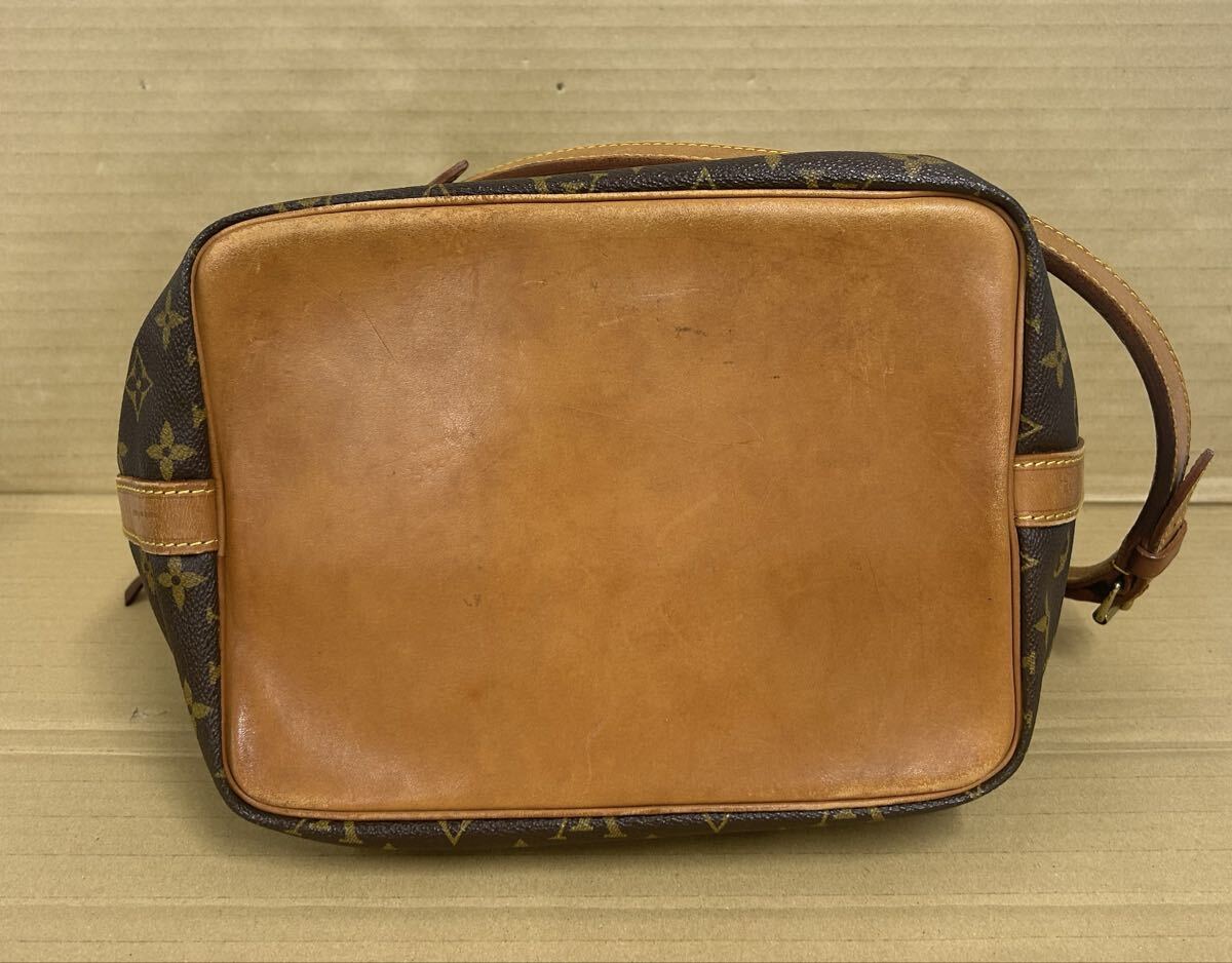 1円スタート LOUIS VUITTON ルイヴィトン モノグラム プチノエ 巾着 ショルダーバッグ M42226 【1004A20】_画像4