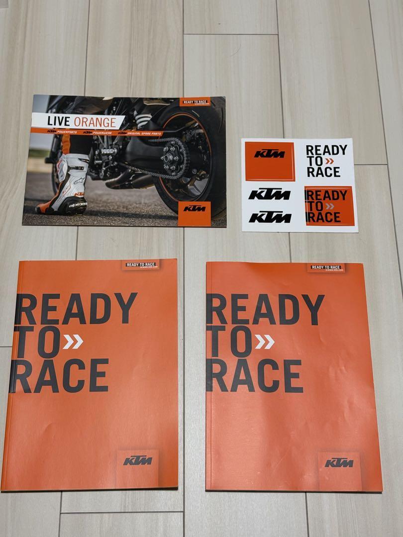 KTM 純正 A4 ノート メモ パンフレット ステッカー 非売品_画像1