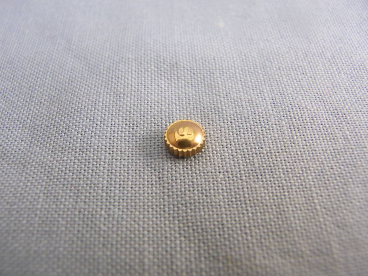 パーツ 竜頭 SEIKO チャンピオン用 金色_画像1