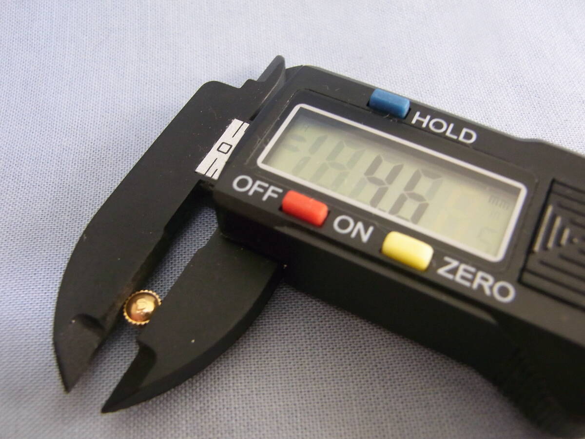 パーツ 竜頭 SEIKO チャンピオン用 金色_画像3