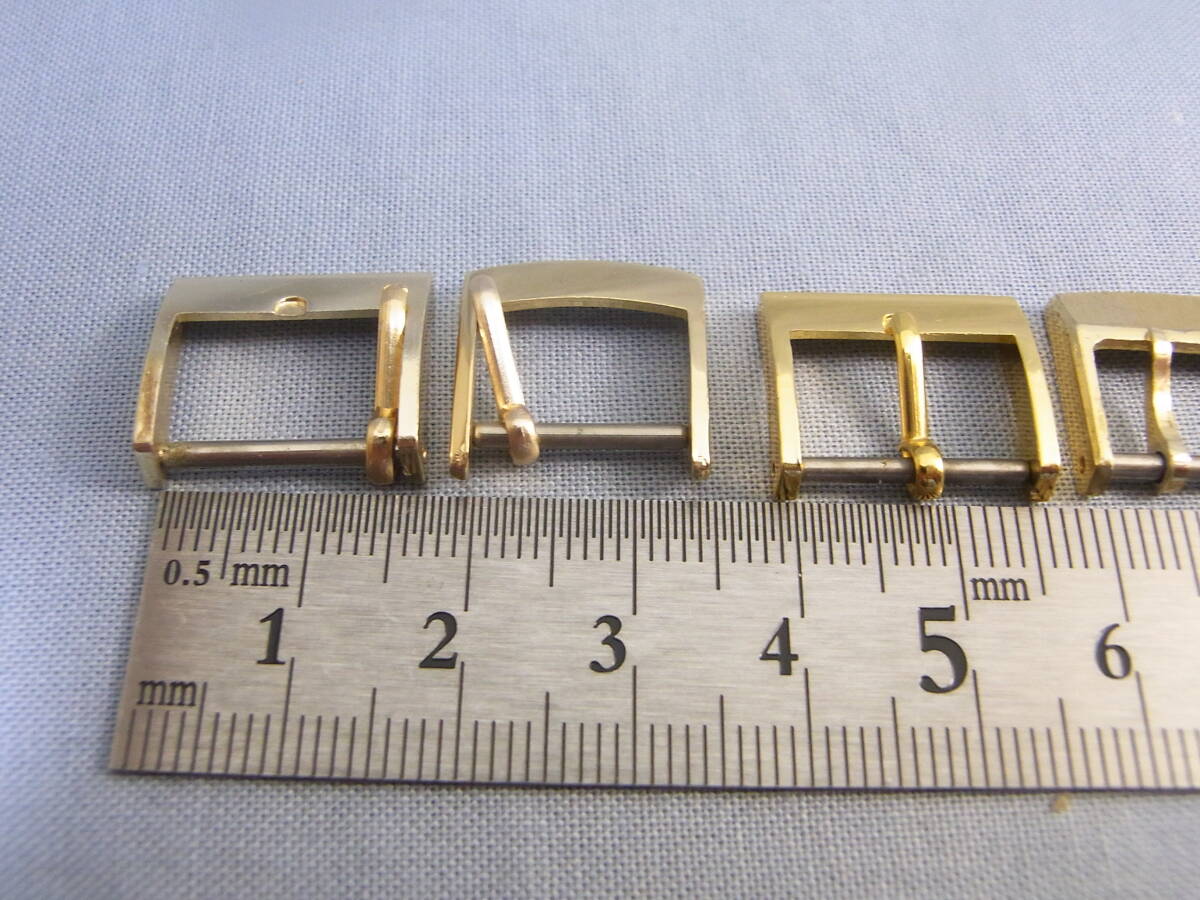 アンティークな尾錠 金色 5点 取付幅：画像にて_画像3