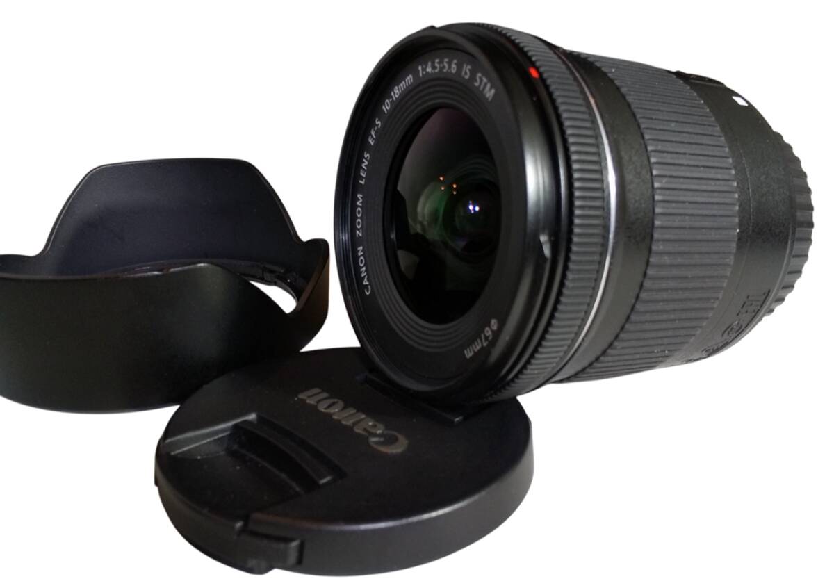 【美品】Canon EF-S 10-18mm F4.5-5.6 IS STM 超広角ズームレンズ