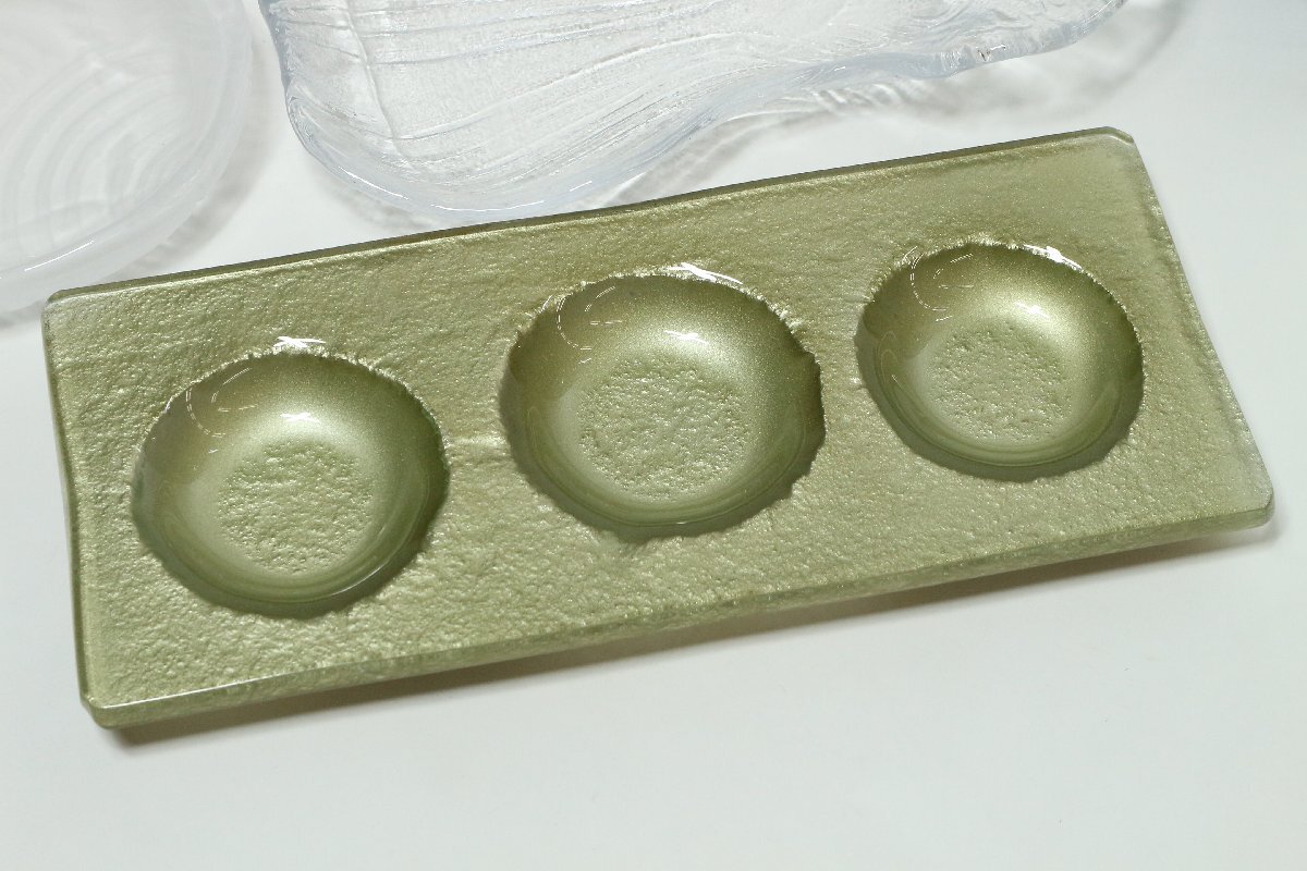  склон рисовое поле . внутри .. контейнер различный совместно 7 пункт / Mashiko .. автор стекло стекло маленькая тарелка маленькая миска рюмка для сакэ чашечка для сакэ 