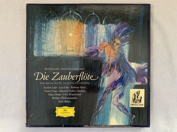 独DG 3LP-BOX モーツァルト：魔笛 ベーム指揮 フィッシャー＝ディースカウ イヴリン・リアー ドイツ盤 2709 017_画像1