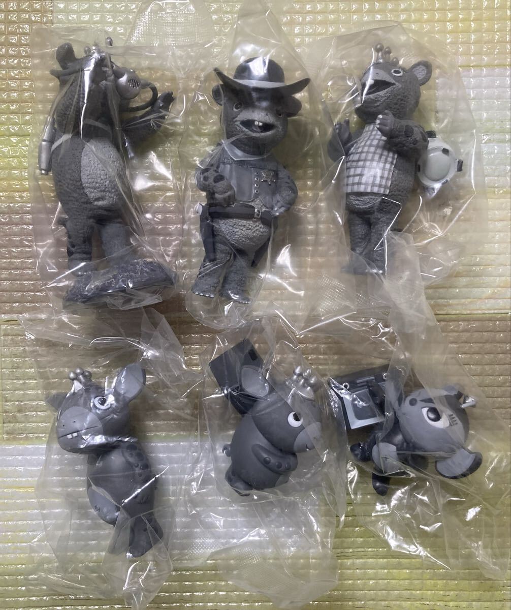 ウエストケンジ★快獣ブースカvol.2★シークレット含むモノクロ全6種未開封★チャメゴン昭和レトロ風オープニングアニメーション★怪獣_画像3