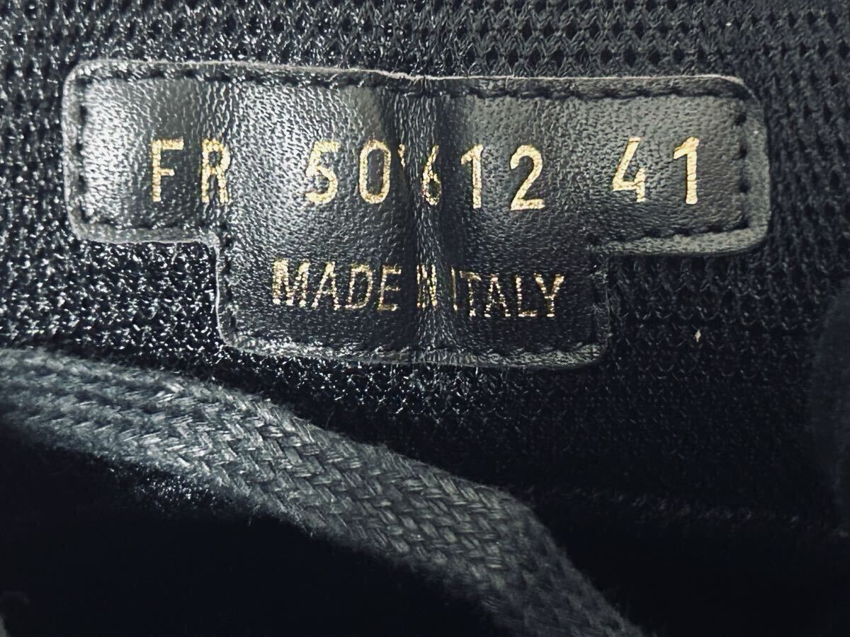 サンローラン パリ ジャンプ スニーカー 41 アンソニーヴァカレロ ブラックスエード レザースニーカー ローカットスニーカー_画像8