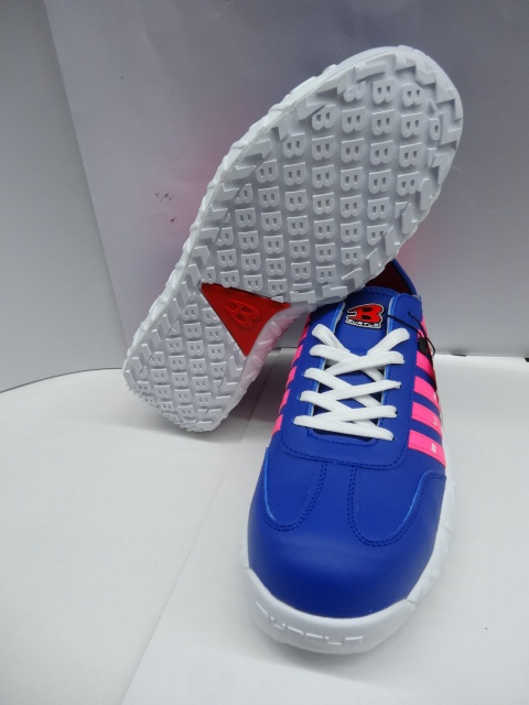 バートル3302 セーフティースニーカー (かかとが踏める2WAYタイプ) ネイビーブルー Mサイズ 3980円(税込み)_画像2