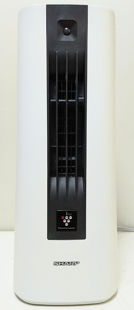 [ рабочее состояние подтверждено ]SHARP керамика тепловентилятор [HX-ES1-W]2015 год производства "plasma cluster" система очищения воздуха ионами sharp воздух .. Hachioji получение OK251029