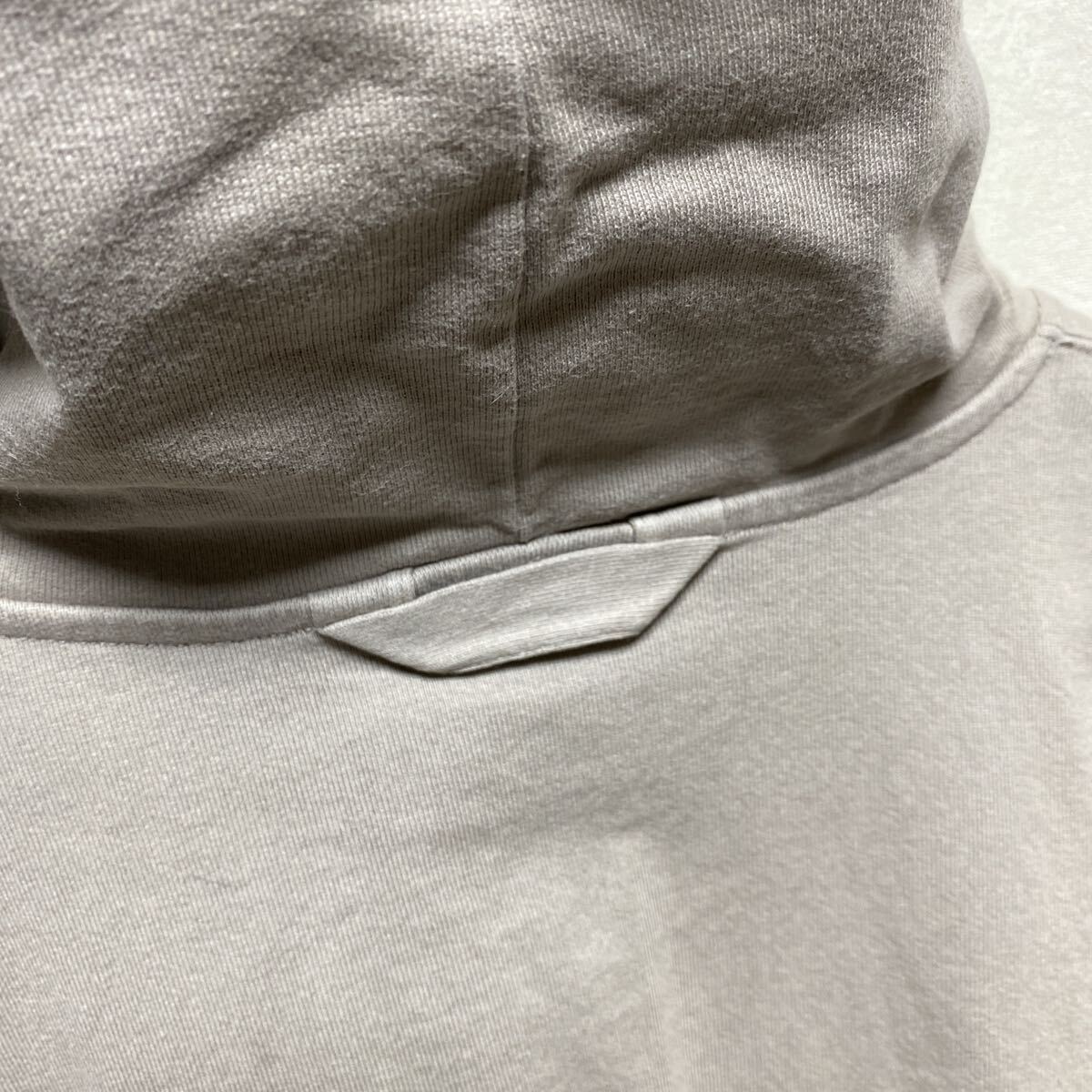 MUJI LABO ヘビーウェイト プルパーカー ライトグレー 無地 コットン ムジラボ 無印良品 長袖Tシャツ ポケットTシャツ_画像10