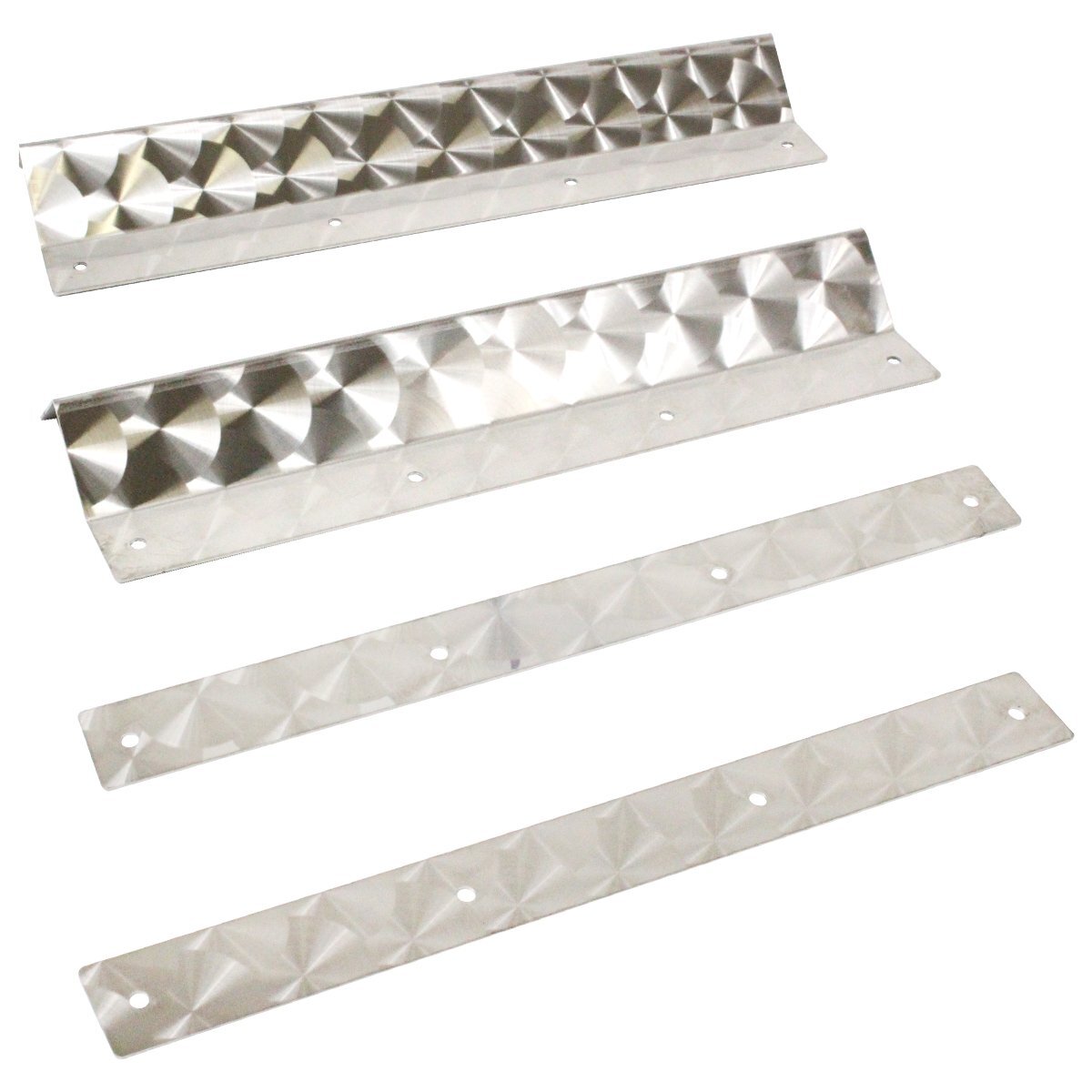 【送料無料】ステンレス制 SUS304採用 泥除けステー 390mm 39cm ウロコ柄 2トン 2t 泥除けマット マッドガード ステン 取付け 固定 金具