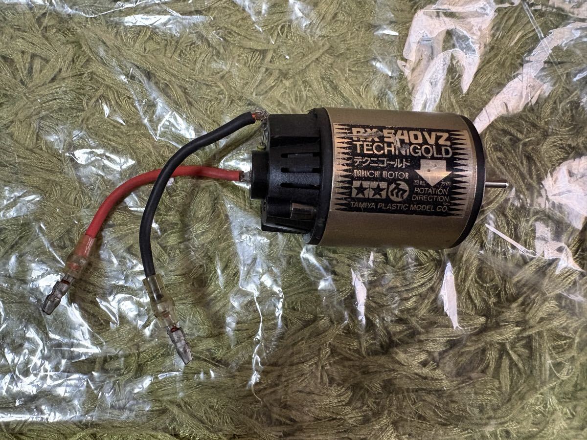ラジコン RC モーター テクニゴールド RX-540VZ TECHNI GOLD MOTOR 箱、取説付き　TAMIYA タミヤ 田宮_画像2
