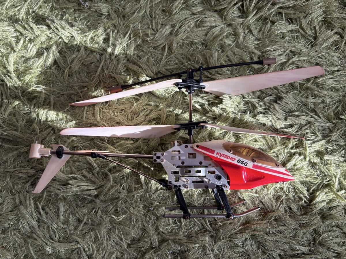 ラジコン　RC ヘリコプター　京商　EGG KYOSHO 動作未確認　_画像6