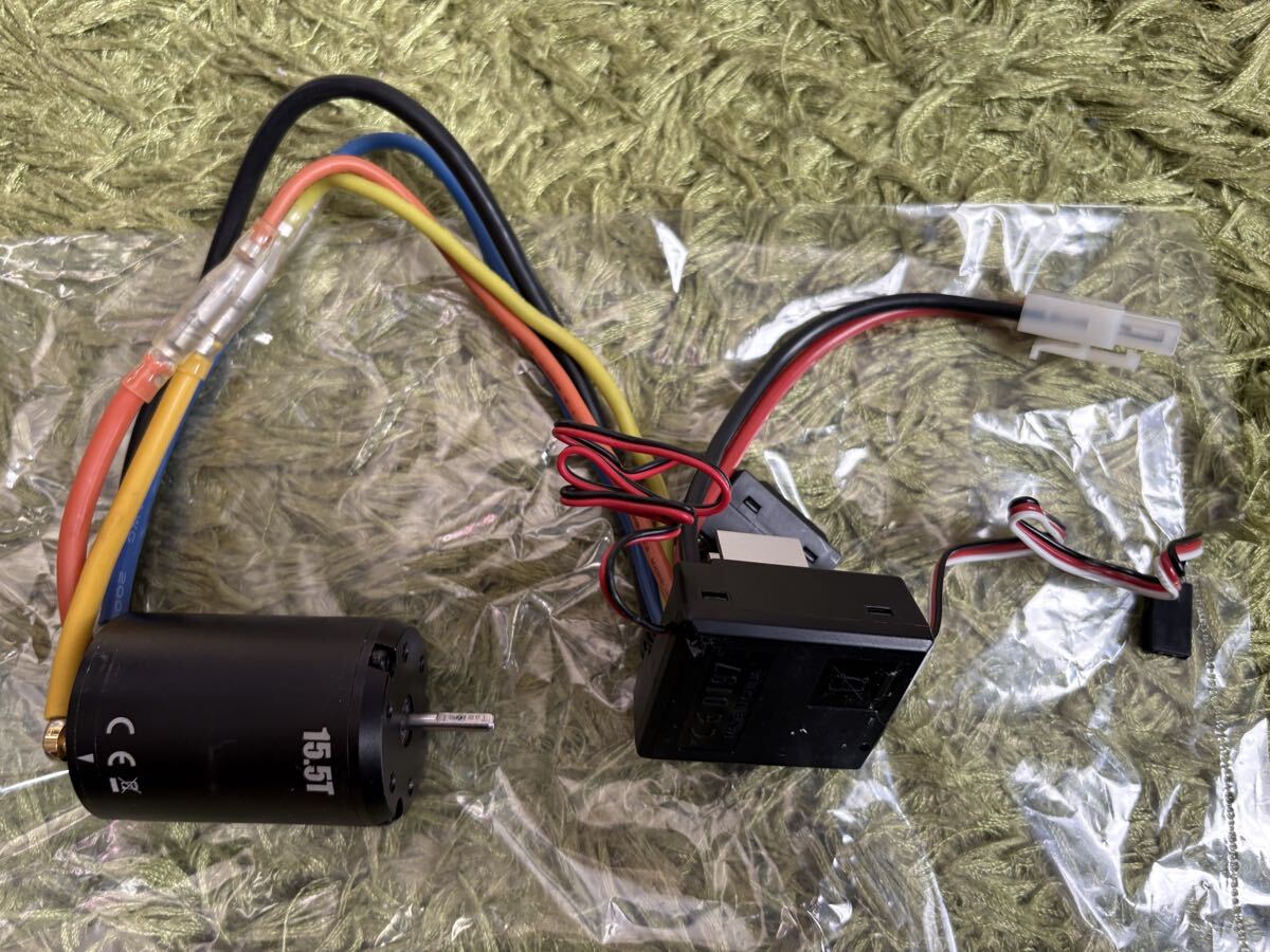 ラジコン　RC ブラシレスアンプ　TBLE-02S ブラシレスモーター　TBLM-02S 15.5T タミヤ　TAMIYA 田宮_画像2