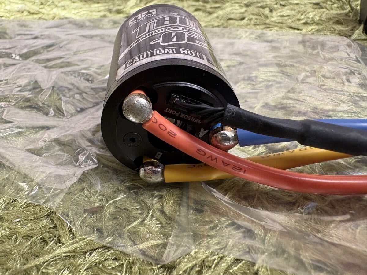 ラジコン　RC ブラシレスアンプ　TBLE-02S ブラシレスモーター　TBLM-02S 15.5T タミヤ　TAMIYA 田宮_画像6