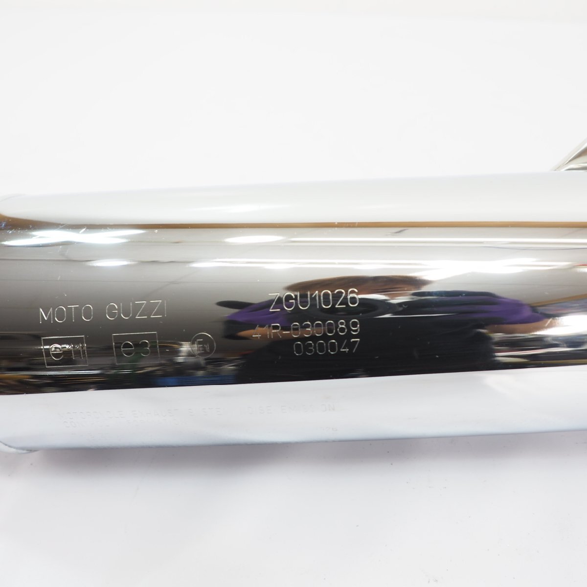モトグッチMOTOGUZZI V7レーサー純正サイレンサー右 マフラー ZGU1026_画像3