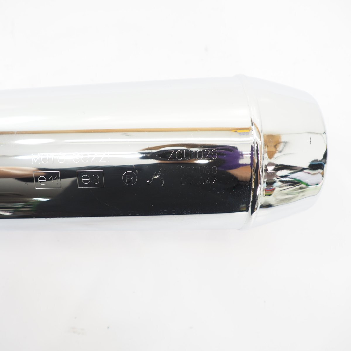 モトグッチMOTOGUZZI V7レーサー純正サイレンサー左 マフラー ZGU1026_画像5