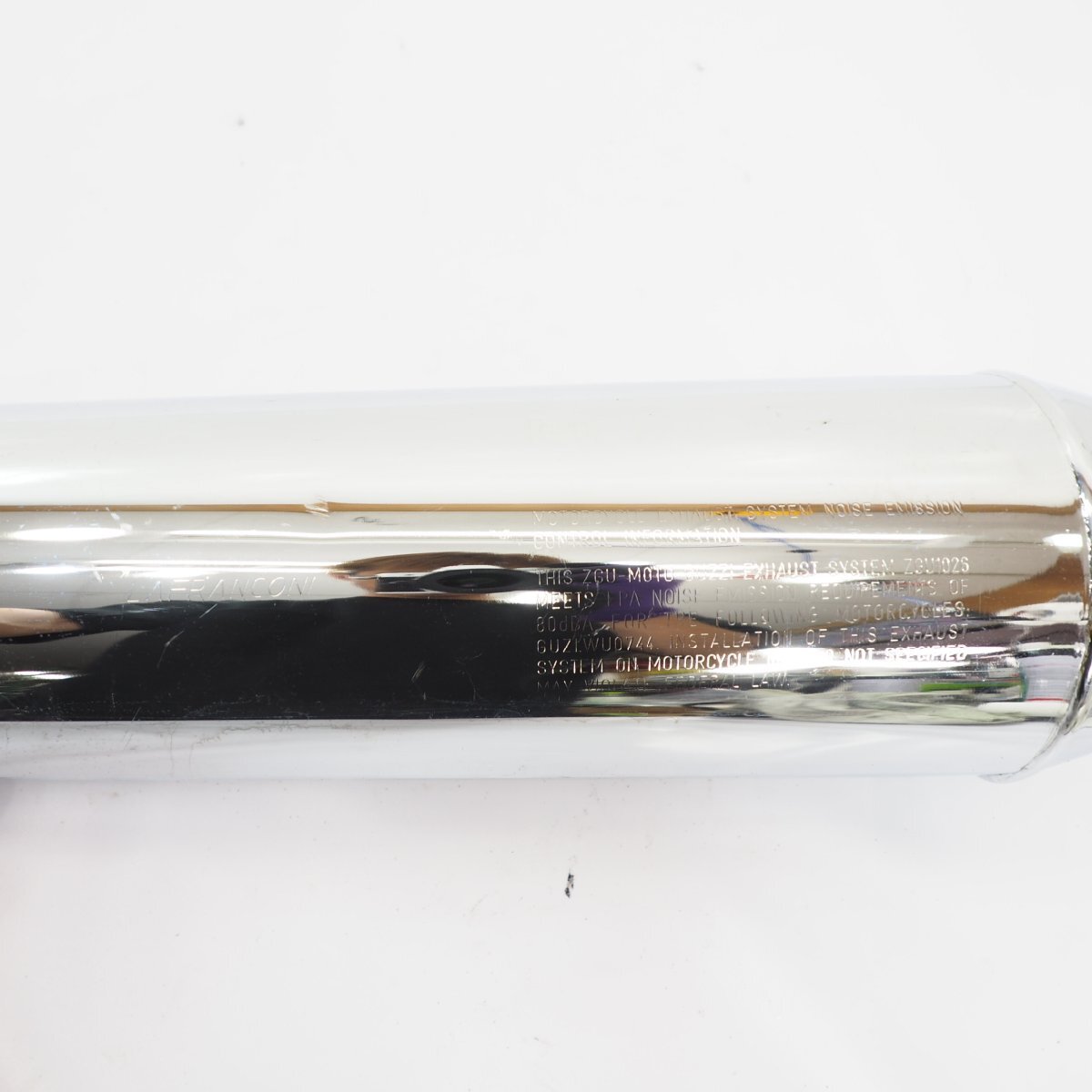 モトグッチMOTOGUZZI V7レーサー純正サイレンサー左 マフラー ZGU1026_画像6