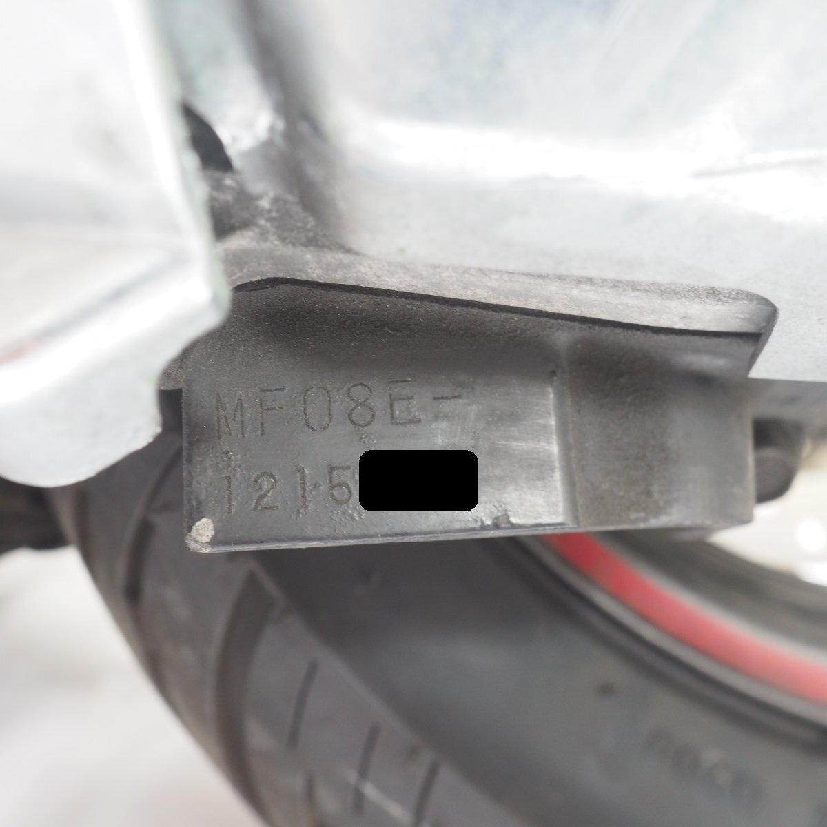 クランキングOK フォルツァZ エンジン 2006年 MF08 MF08-1313xxx engine forza 無限 セルモーター ホイール スイングアーム MF08E_画像8