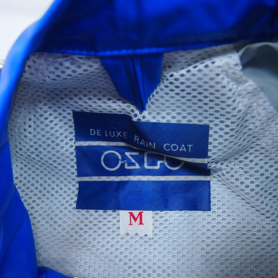 当時物!未使用!オスコデラックス オスコスポーツ レインコート レインウェア 雨具 カッパ Mサイズ ベスパ乗りの方に_画像5