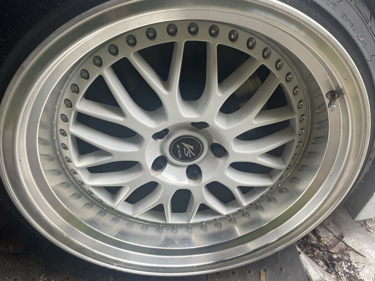 глубокий обод!ESR SR01 19×10.5J 4шт.@ через . Fairlady Z Z.GT-R и т.д.!