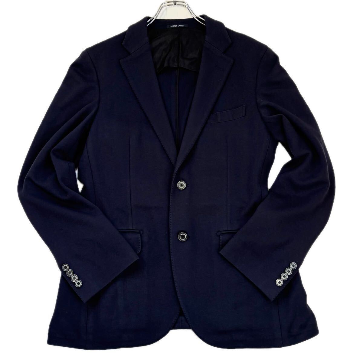 MACKINTOSH PHILOSOPHY マッキントッシュフィロソフィー トロッター TROTTER テーラードジャケット ストレッチ ネイビー 紺色 38R メンズ_画像2