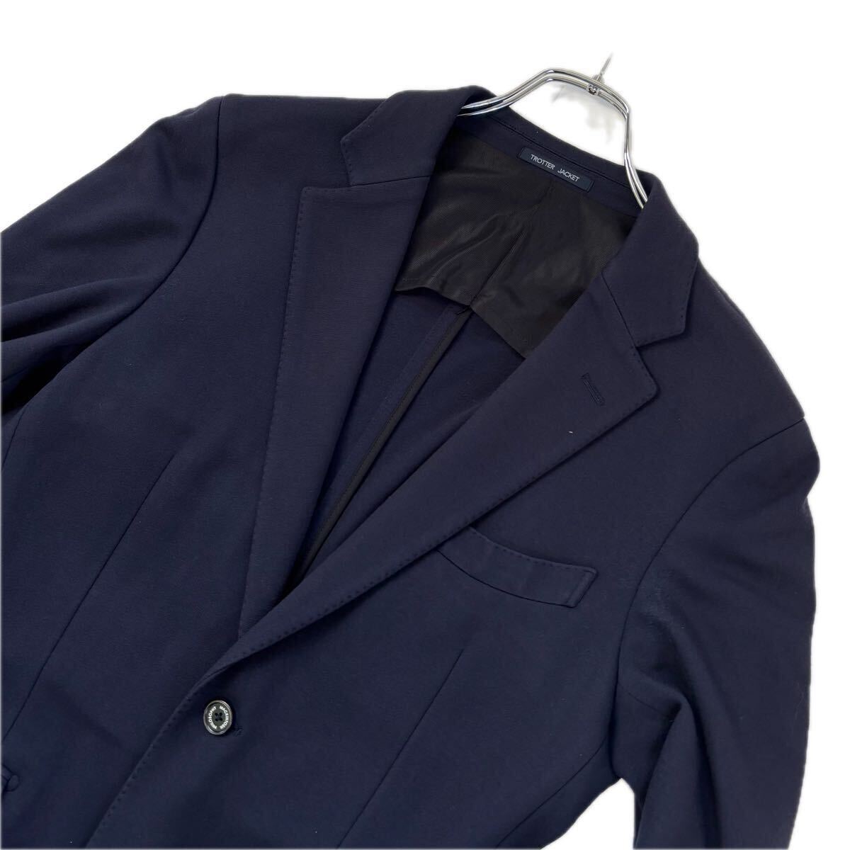 MACKINTOSH PHILOSOPHY マッキントッシュフィロソフィー トロッター TROTTER テーラードジャケット ストレッチ ネイビー 紺色 38R メンズ_画像3