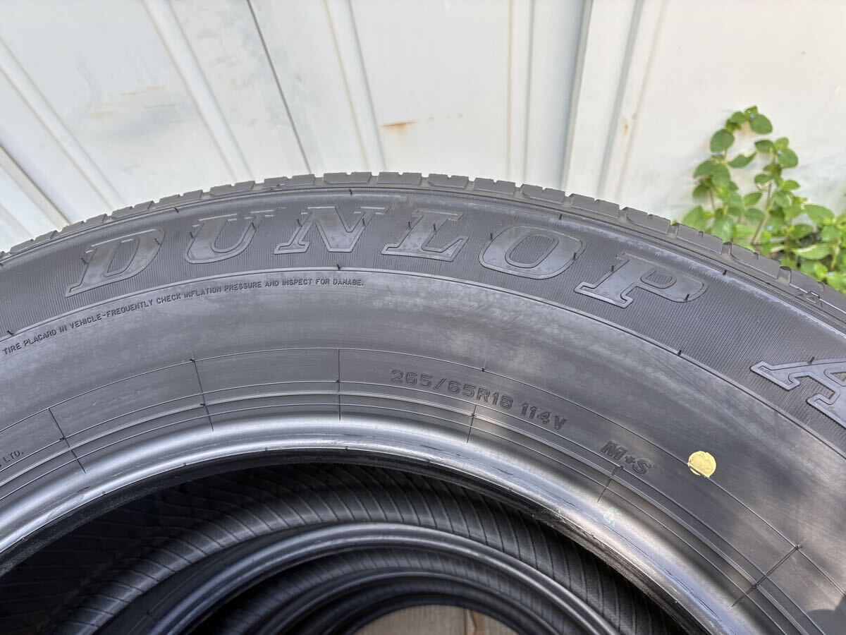 新車外し ダンロップ DUNLOP GRANDTREK AT23 265/65R18 タイヤ4本セット ランクル250純正 2024年42週製 熊本から ランドクルーザー300_画像6