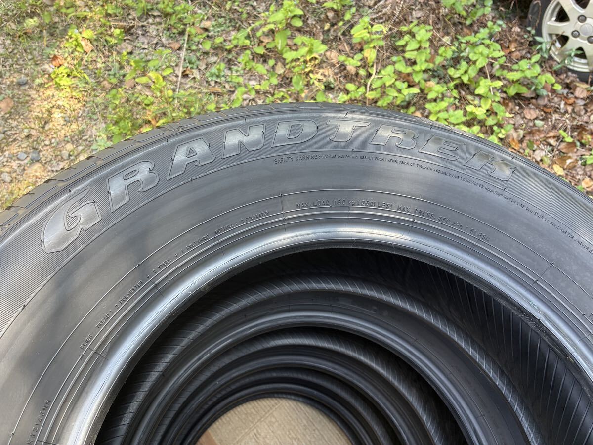 新車外し ダンロップ DUNLOP GRANDTREK AT23 265/65R18 タイヤ4本セット ランクル250純正 2024年42週製 熊本から ランドクルーザー300_画像7