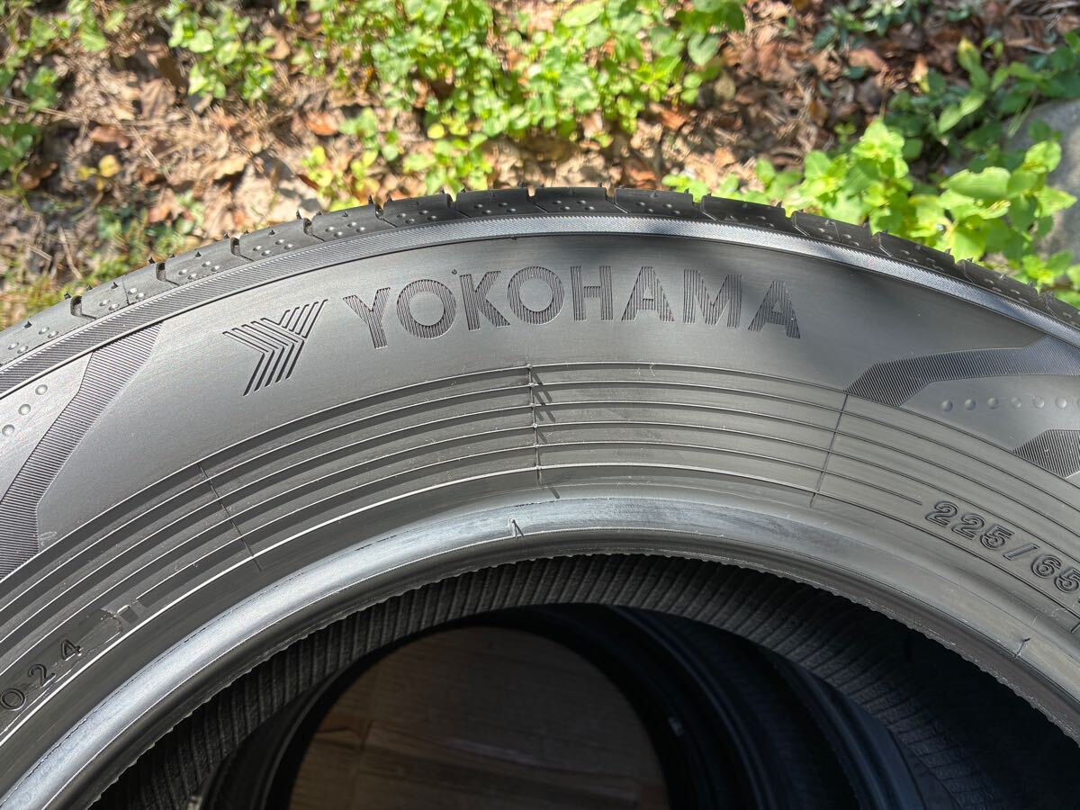 新車外し ヨコハマ アドバン ADVAN V03 225/65R17 タイヤ4本セット アルファード 純正 2024年40週製 熊本(送料安い) エクストレイル CX-5_画像6