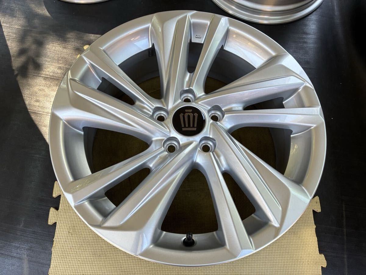 新車外し トヨタ 新型 クラウン クロスオーバー 純正ホイール4本セット 18インチ7J+40 114.3-5H 熊本(送料安い) スタッドレス用に_画像10