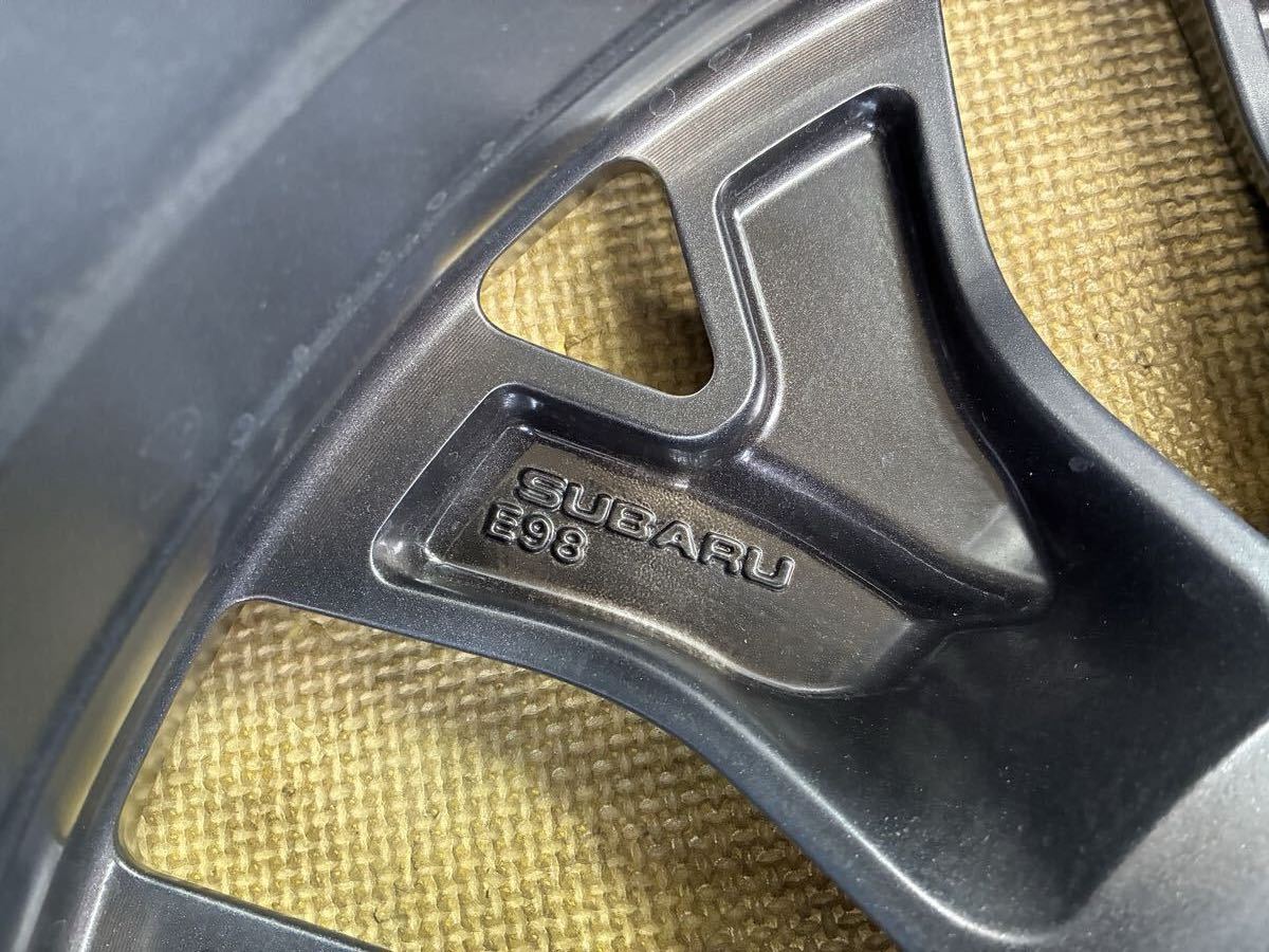 新車外し ENKEI製 新型 現行 スバル SL フォレスター Premium S:HEV EX 純正ホイール 4本セット 19インチ7.5J+48 PCD114.3 熊本(送料安い) _画像10