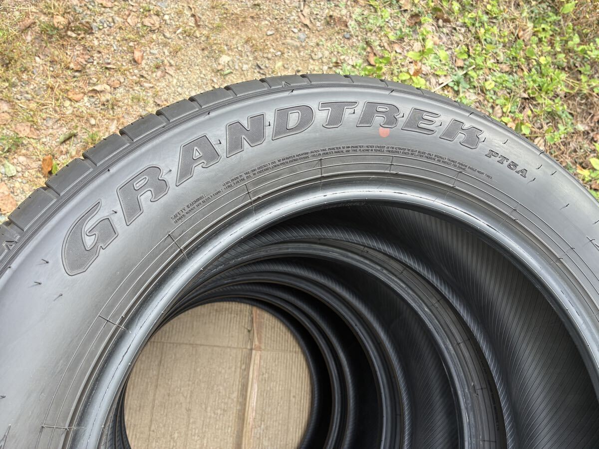新車外し ダンロップ DUNLOP GRANDTREK PT5A 265/55R20 タイヤ4本セット ランドクルーザー300純正 2023年34週製 レクサスLX600 熊本から_画像7