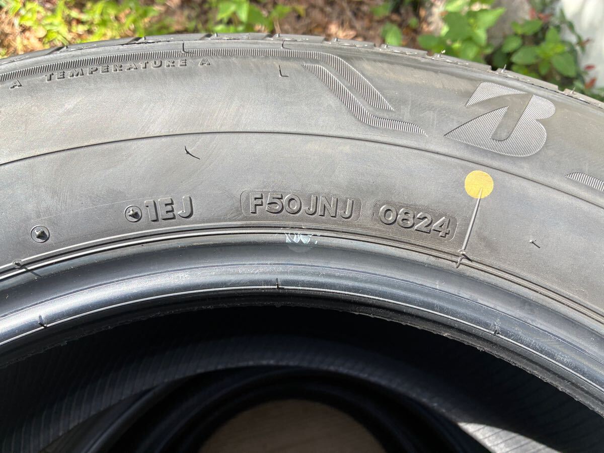 新車外し ブリヂストン BRIDGESTONE ALENZA 001 225/65R17 タイヤ4本セット 2024年08週 RAV4・ハリアー 純正 熊本 CX-5 エクストレイル_画像9