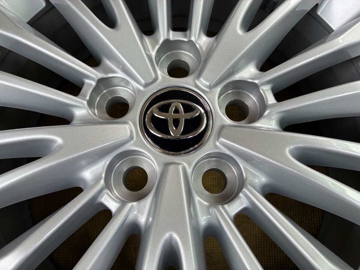 新車外し トヨタ 新型 40系 アルファード 純正 オプション 4本セット 17インチ6.5J+40 120-5H 熊本から ヴェルファイア スタッドレス用に_画像5