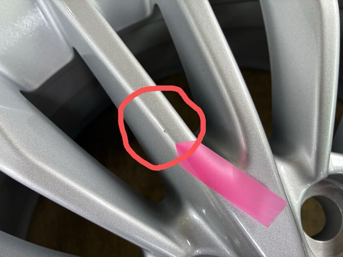 新車外し トヨタ 新型 40系 アルファード 純正 オプション 4本セット 17インチ6.5J+40 120-5H 熊本から ヴェルファイア スタッドレス用に_画像6