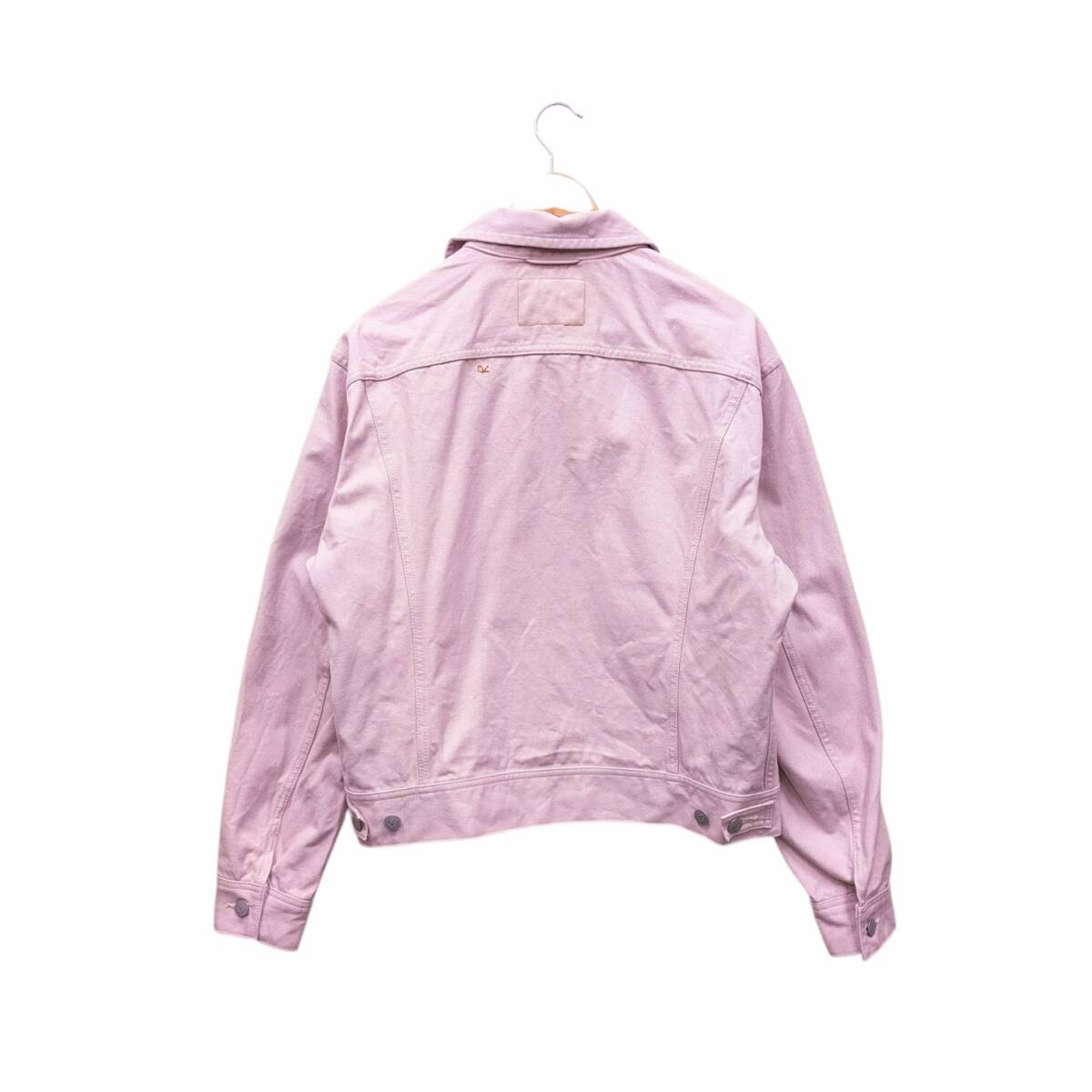 99 45rpm 足袋クロスの908比古比女ジャン 45アールピーエム トラッカージャケット Gジャン ピンク サイズ 4_画像2