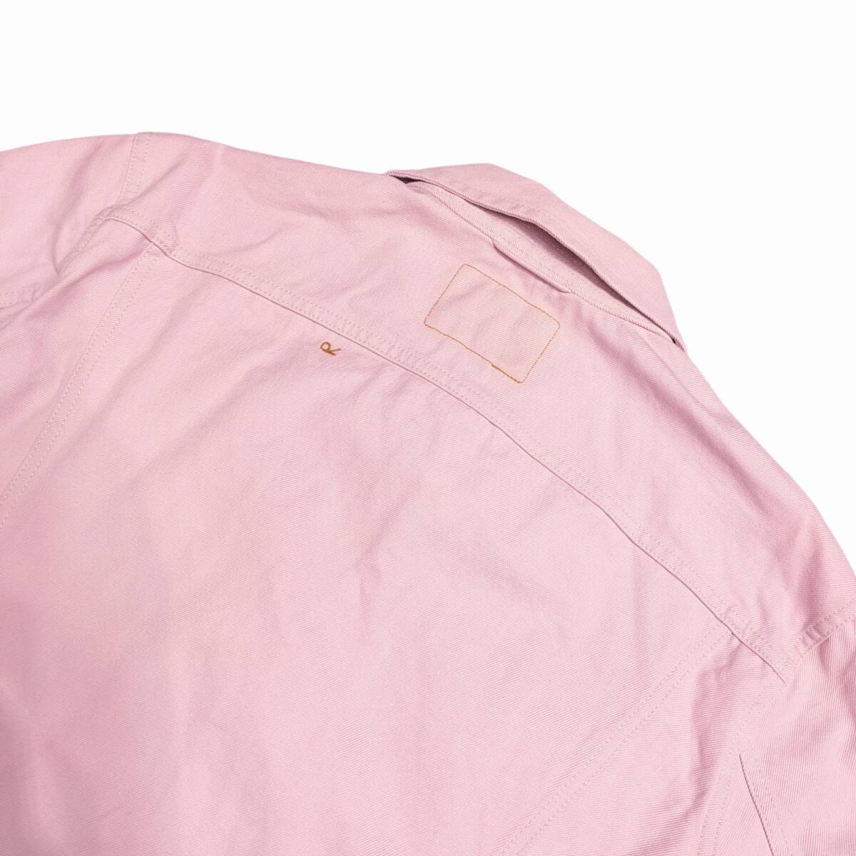 99 45rpm 足袋クロスの908比古比女ジャン 45アールピーエム トラッカージャケット Gジャン ピンク サイズ 4_画像5