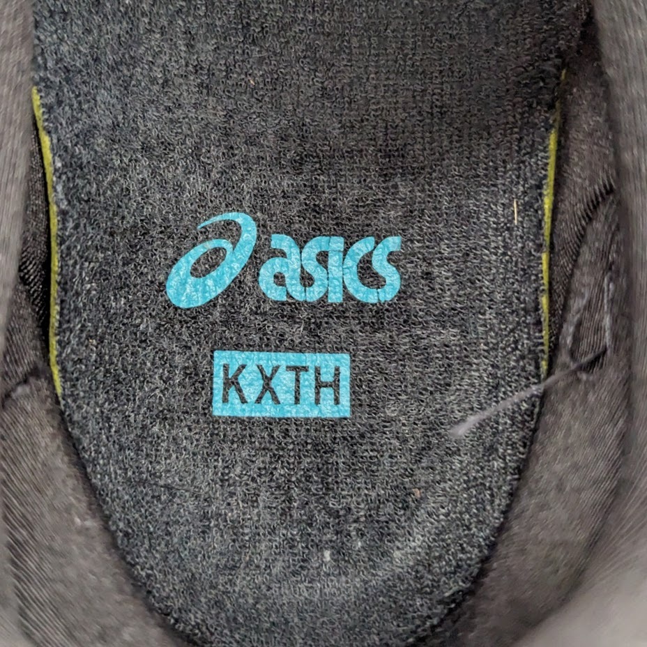 asics KITH アシックス キス GEL-LYTE V 1201A547 ゲルライト スニーカー ブラック ブルー サイズ 27_画像8