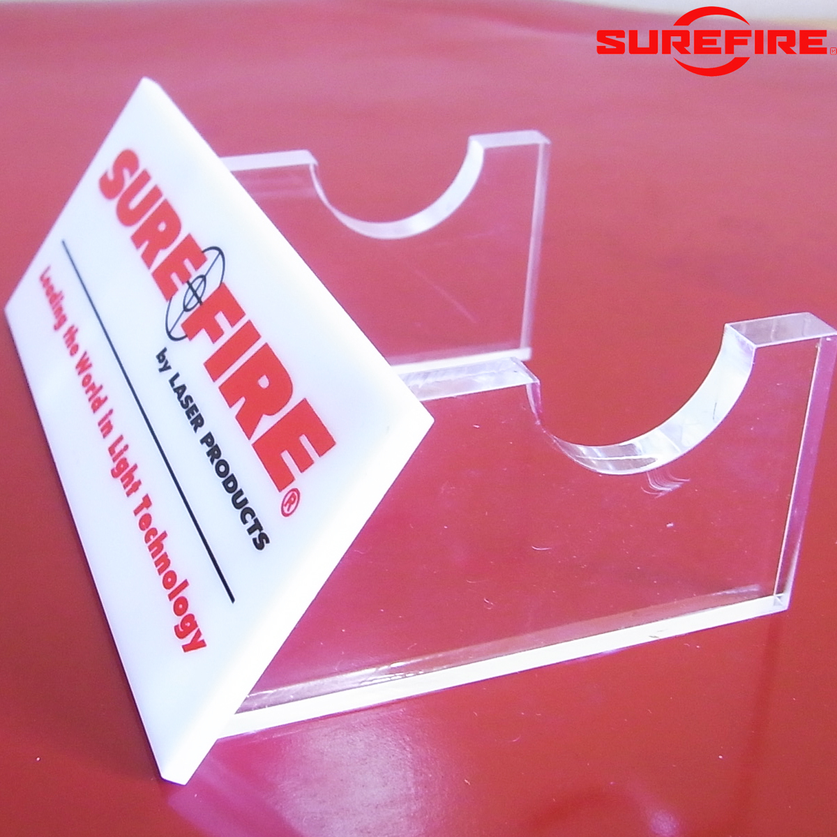 SUREFIRE Sure fire Laser Products кожа Pro канал не продается экспонирование для дисплей акрил подставка