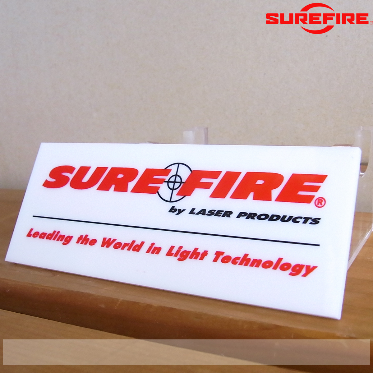 SUREFIRE Sure fire Laser Products кожа Pro канал не продается экспонирование для дисплей акрил подставка
